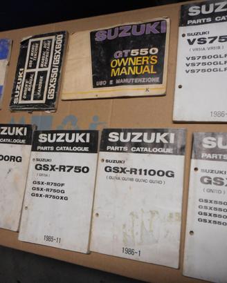 Libretto uso manutenzione kawasaki e suzuki