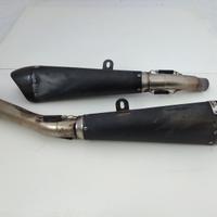 KAWASAKI Z1000 2007 2009 scarichi EXAN