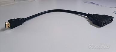 Cavo sdoppiatore HDMI – 1 ingresso / 2 uscite