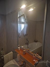 Set mobile bagno arancione + specchio