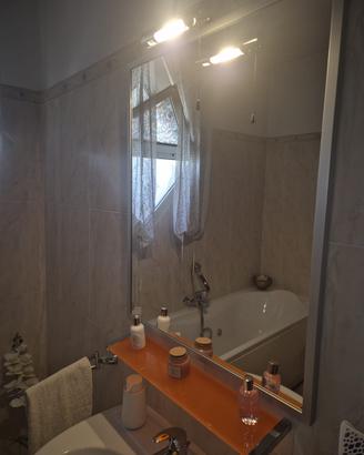 Set mobile bagno arancione + specchio