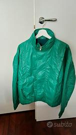 giubbino cropped impermeabile 