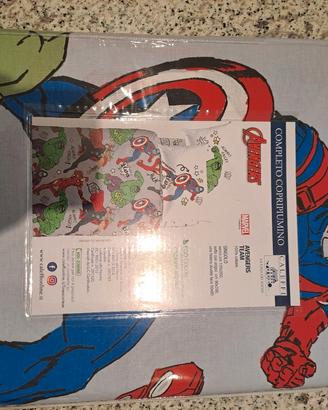 Caleffi completo copripiumino Avengers