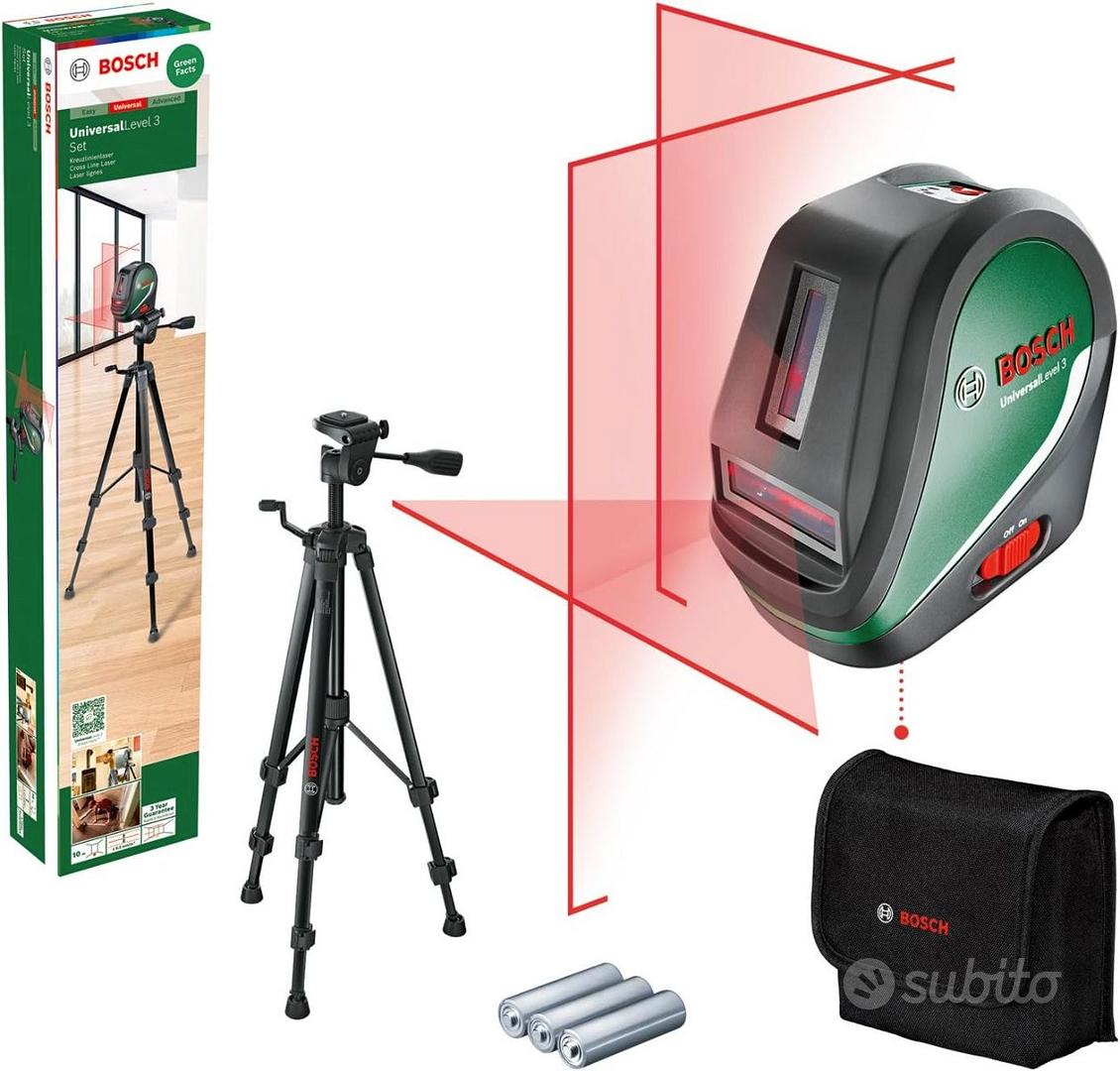Bosch Livella Laser Multifunzione con Treppiede - Giardino e Fai da te In  vendita a Salerno