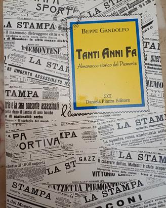 Libro Tanti anni fa di Beppe Gandolfo