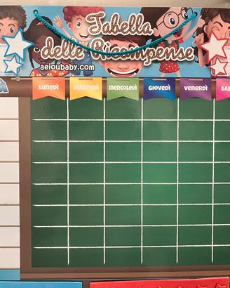 Lavagna motivazionale magnetica per bambini