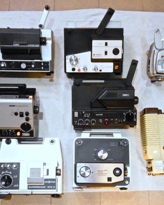 Proiettori Cine 8mm Super8 Revue Eumig Noris Bolex