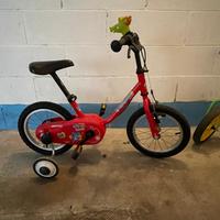 Bicicletta con rotelle