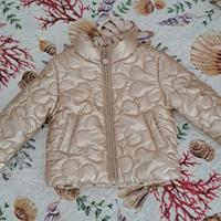 Giacca neonata color oro idexe