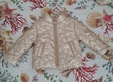 Giacca neonata color oro idexe