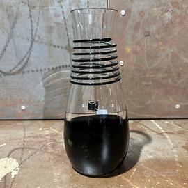 Vaso in Vetro di Murano NEROAURO di Carlo Moretti