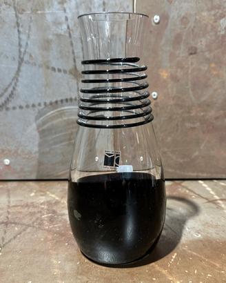 Vaso in Vetro di Murano NEROAURO di Carlo Moretti