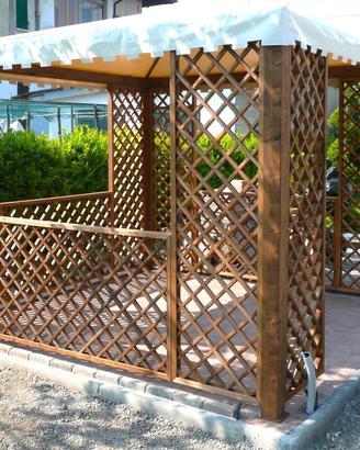 🌲 Gazebo in legno su misura