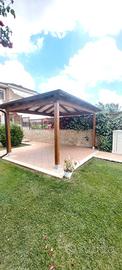 gazebo pergola copertura in legno 