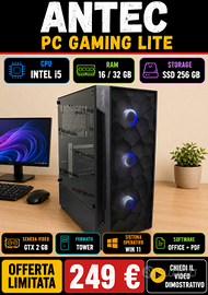 PC Fisso Pc Quadcore i5 Quad-Core SSD 256GB Win11