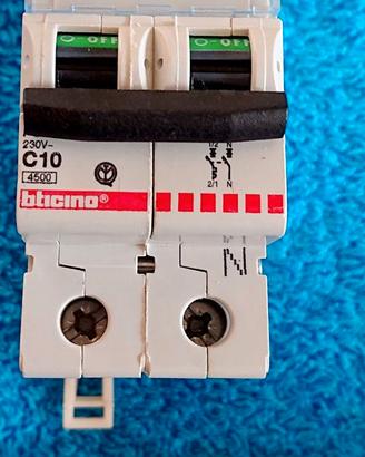 Bticino F810N/10 interruttore magnetotermico 1P+N