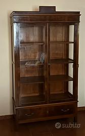 Vetrinetta Vintage Legno e Vetro Anni '20-'30