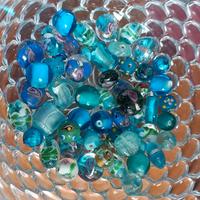 set di perle in vetro per fai da te