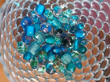 set di perle in vetro per fai da te