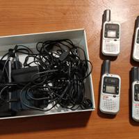 4 Radio ricetrasmittenti PMR 446