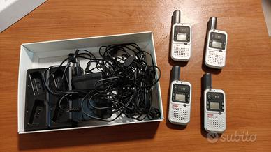 4 Radio ricetrasmittenti PMR 446