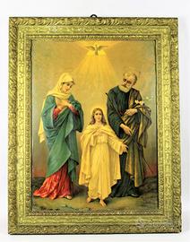 Stampa con la Sacra Famiglia