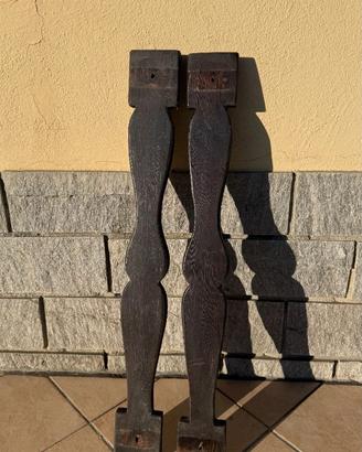 Paletti in legno per staccionata o ringhiera