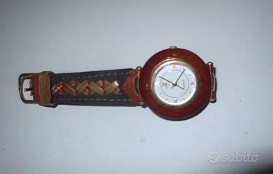 VINTAGE OROLOGIO DONNA ZZERO - legno