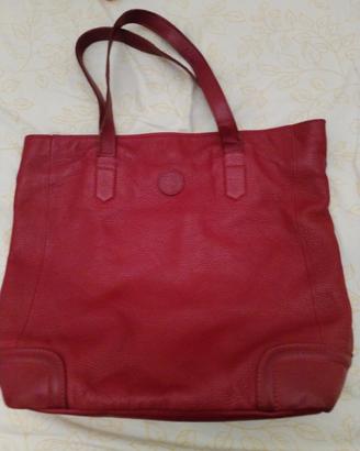borsa  Timberland, pelle rossa