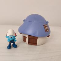 puffo inventore con casetta