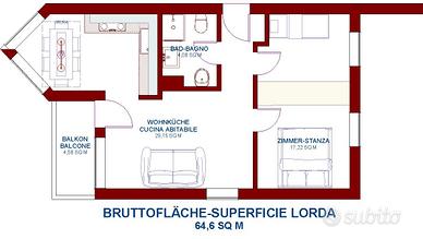 Appartamento di 3 locali di qualità - Altoadige-An