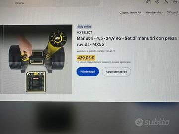 Manubri regolabili