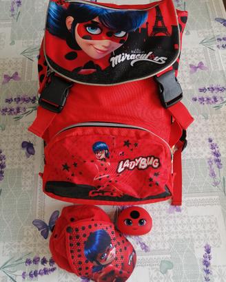ECCEZIONALE!! Zaino scuola ragazza, LadyBug