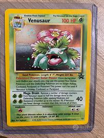 Carta pokemon vintage Venasaur holo con swirl rara