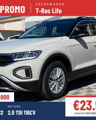 Volkswagen T-Roc Life 2.0 TDI 116CV