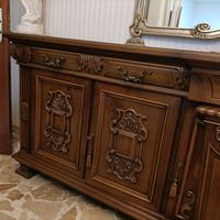 camera da pranzo in noce stile classico 