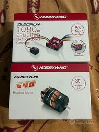 Hobbywing WP1080 G2+motore 540 30T Crawler 1/10 RC