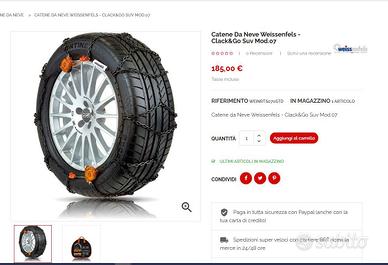 CATENE DA NEVE Weissenfels - Clack&Go Suv mod 07