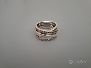 Anello fascia intrecciata Pandora nuovo