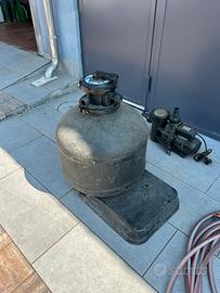 Pompa filtro a sabbia piscina
