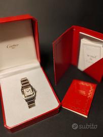 Orologio Cartier Santos Galbée quarzo – acciaio e