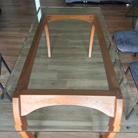 Tavolo cristallo e vetro