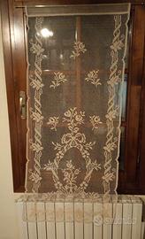 Tenda a vetro singola fillet ecru' cm  60x130