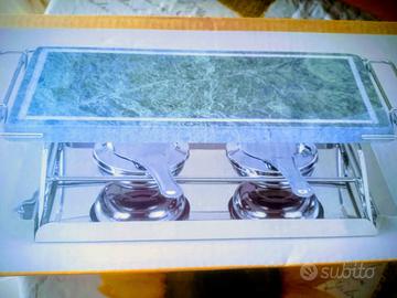 Barbecue a Pietra con 2 fornelletti