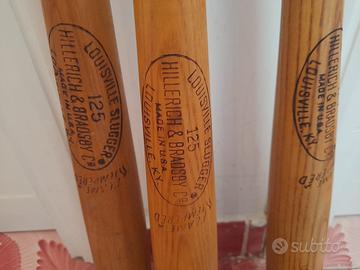 Mazza da baseball e palle originali