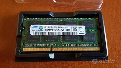 Memoria ram 4GB DDR3 per mac