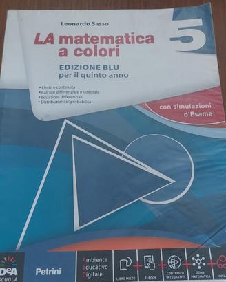 La matematica a colori 5 edizione blu
