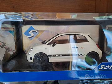 fiat abarth 1/18 metal 