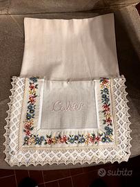 Porta Calze in Tessuto con Pizzo