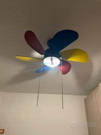 Lampadario ventilatore